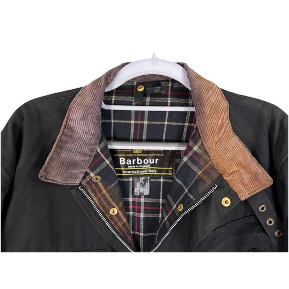 Vtg Barbour A7 International Suit Jacket 40 & A8 Pants W34 Wax Cotton Motorcycle - Picture 6 of 16